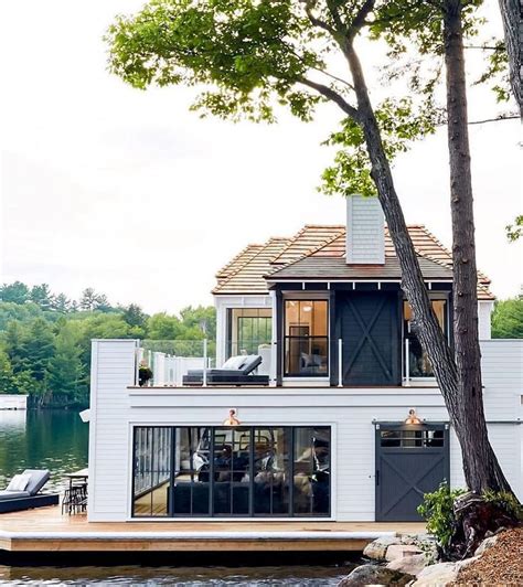45 Creative Lake House Exterior Designs Ideas