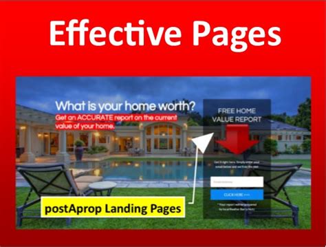 Postaprop Real Estate Squeeze Pages And Single Property Sites