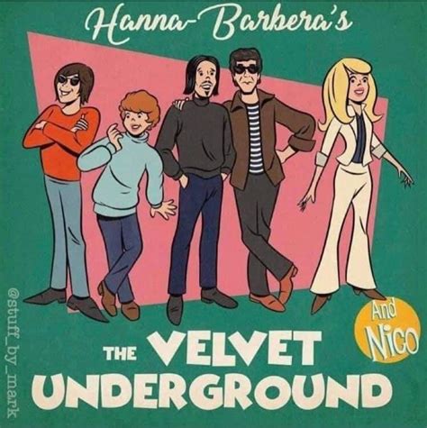 Hanna Barbera Presents The Velvet Underground And Other Bands Drawn As