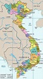 Mapa de Vietnam - datos interesantes e información sobre el país