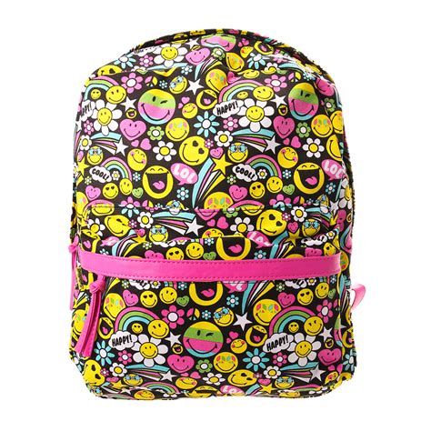 Smiley Emoji Backpack Claires