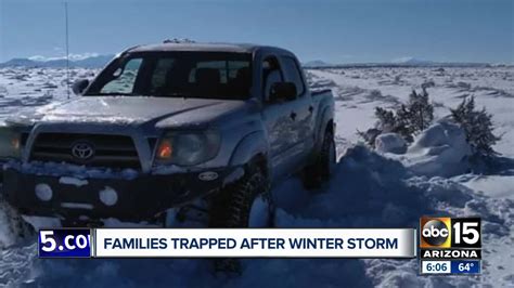 Heavy Snow Leaves Arizona Community Stranded Without Supplies