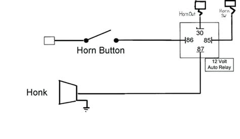 Horn Relay Wiring Schematic