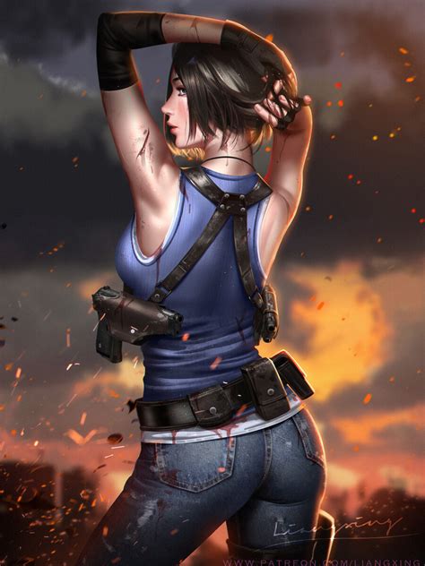 Artstation Jill Valentine Liang Xing In 2020 Resident Evil Girl