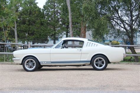 1965 Ford Mustang Fastback Gt350 Tribute White And Blue Racing Stripes