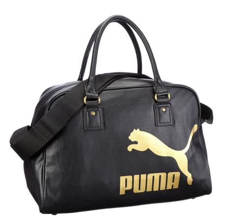 Kostenlose lieferung für viele artikel! Puma Originals Leather Look Gym Holdall Sports Weekend ...