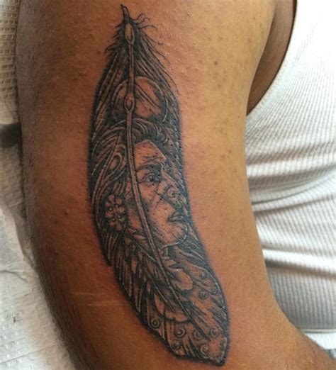 19 Mysterious Native American Feather Tattoos And Meanings Nexttattoos