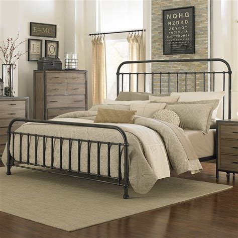Wood and wrought iron bedroom sets. Bedding Iron King Size Bed Frame Design Choose Wrought A ...