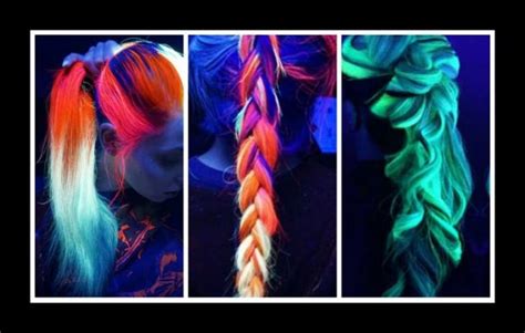 Blacklight Rainbow μαλλιά Νέο trend στις βαφές μαλλιών ediva gr