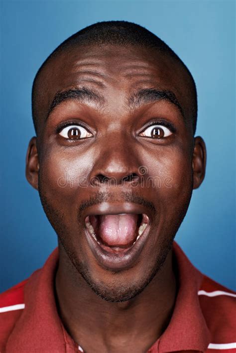 Funny Face African Man Stock Photo Image Of Eyes Male 33718576