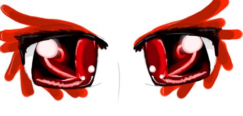 Red Anime Eyes By Theicywolf On Deviantart