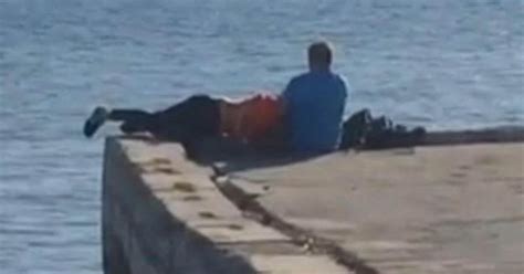 Explicit Video Woman Filmed Giving Oral Sex In Broad Daylight By River