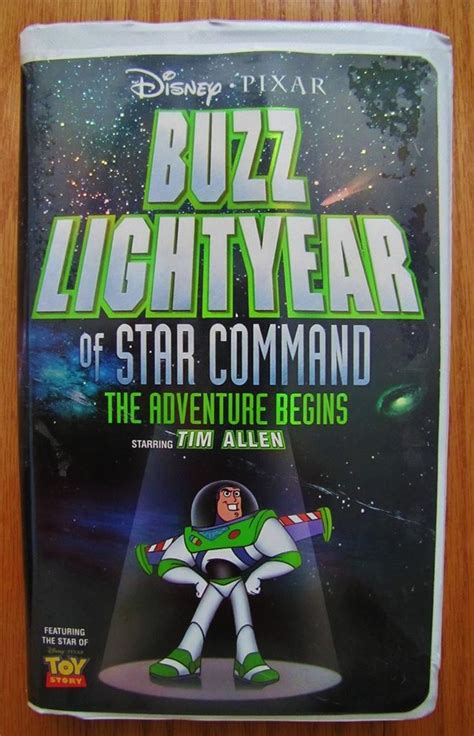 Disney Pixar Buzz Lightyear Of Star Command Vhs Toy Story Video The