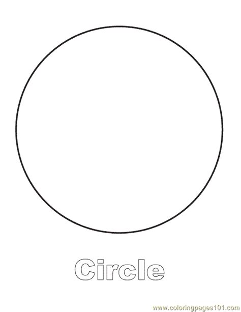 This online shapes coloring pages is great for kids of all ages, including preschoolers and toddlers. Circle Shape Coloring Pages Printable - Get Coloring Pages