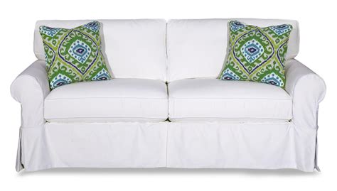 Craftmaster 922800 Cottage Style Slipcover Sleeper Sofa With Skirted