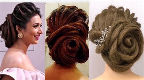 Beautiful Rose Bun Hairstyle Red Carpet Hairstyles Youtube