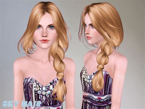 The Sims Resource Skysims Hair Adult 250 Po