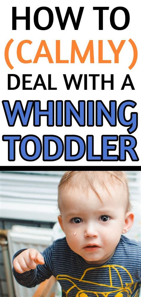 How To Deal With A Whining Toddler Without Losing Your Temper