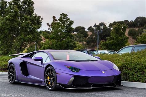 Castle Cars A Purple Lamborghini Aventador Looking Fresh