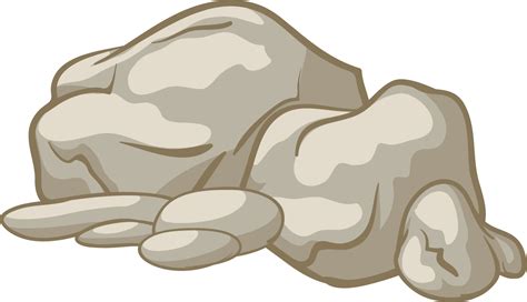 Rock Cartoon Clip Art Stones And Rocks Png Download 1576907 Free