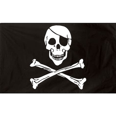 Pirate Jolly Roger Flag 5 X 3 Ft Partyrama