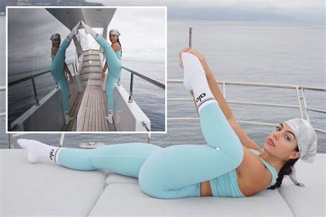 Georgina Rodriguez Works Out In Tight Yoga Pants Showing Off Peachy Bum As Cristiano Ronaldo S