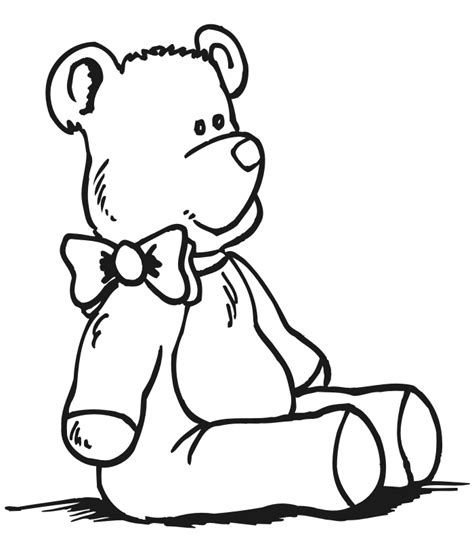 Stuffed Animal Coloring Pages - Coloring Home