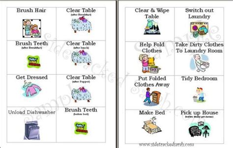 Kids Chore Chart Clipart 10 Free Cliparts Download Images On