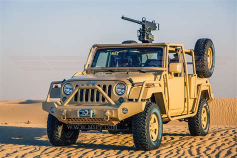 Jeep Wrangler With A Browning Machine Gun Rshittytechnicals