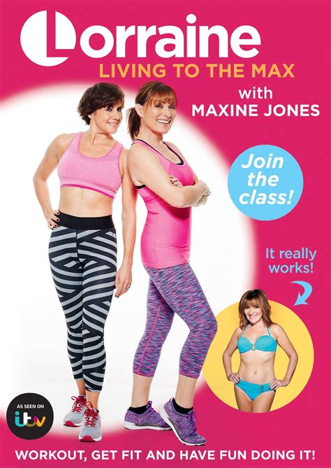 Lorraine Kelly Living To The Max With Maxine Jones Dvd 2015 £13