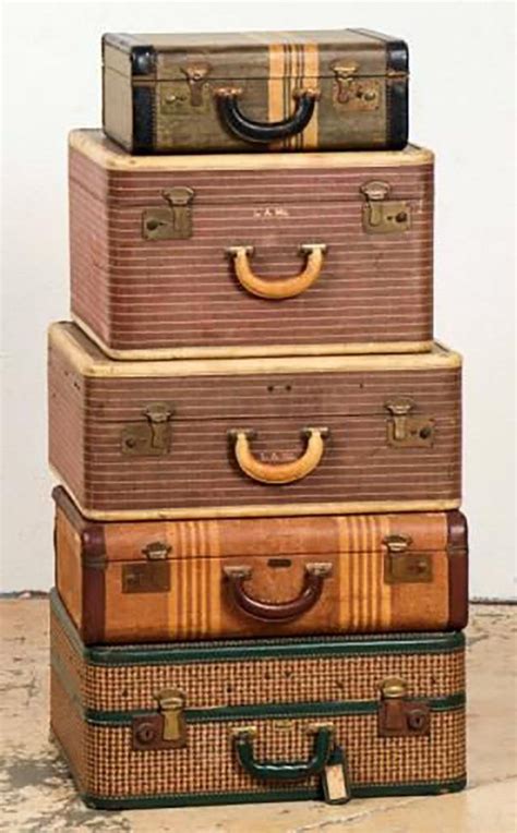 Vintage Suitcases Vintage Luggage Vintage Travel Vintage Market