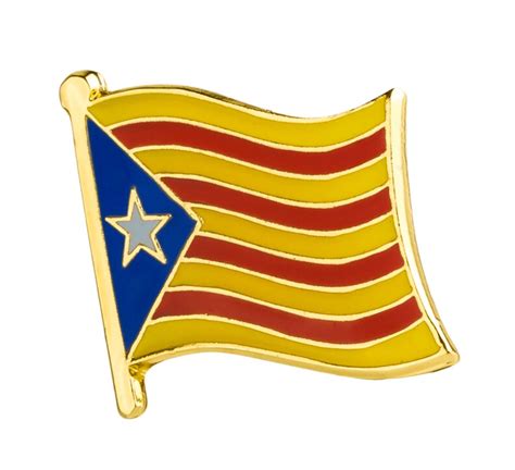 Catalan Flag Lapel Enamel Pin Patch Pin Flag
