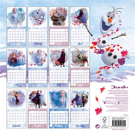 You will gain a much better understanding of where your time has actually been spent in the case that you write down all of the tasks that you complete in a day. Frozen 2 - Calendars 2021 on UKposters/UKposters