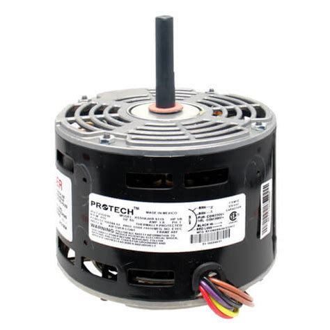 The discharge air will feel cool. 51-100344-01 - Rheem 51-100344-01 - 1/6 HP Blower Motor 825RPM, (208/230V)
