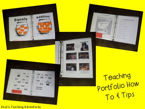 Hojos Teaching Adventures Teaching Portfolio How To And Tips Homeschool Projects Homeschool