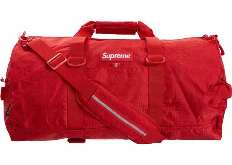 Supreme Duffle Bag Ss19 Red Ss19