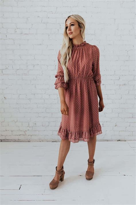 Best Modest Clothing Websites All About Me Midi Dress In Blush
