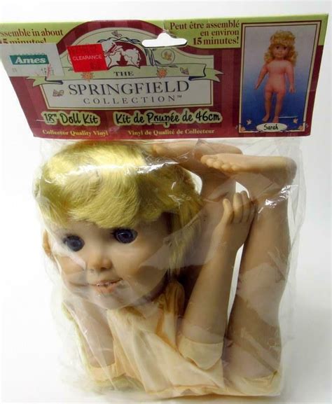Fibre Craft 1996 The Springfield Collection 18 Vinyl Doll Kit Sarah Ebay In 2021 Vinyl