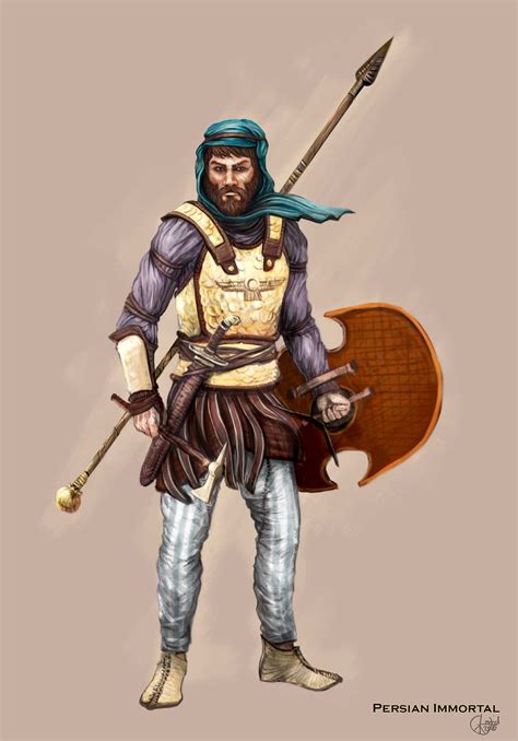 Persian Immortal Omid Goudarzi Persian Warrior Ancient Persian