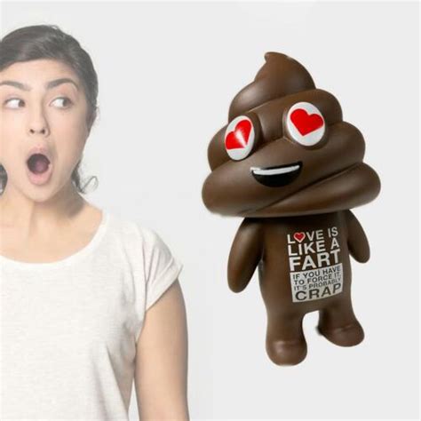 Squeaky Emoji Poo Love Is Like A Farttoy Make Squeaking Sound 15 Cm