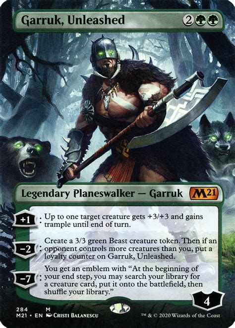 Garruk Unleashed · Core Set 2021 M21 284 · Scryfall Magic The