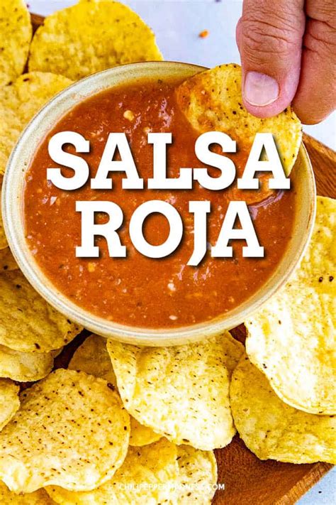 Salsa Roja Recipe Mexican Red Table Sauce Chili Pepper Madness