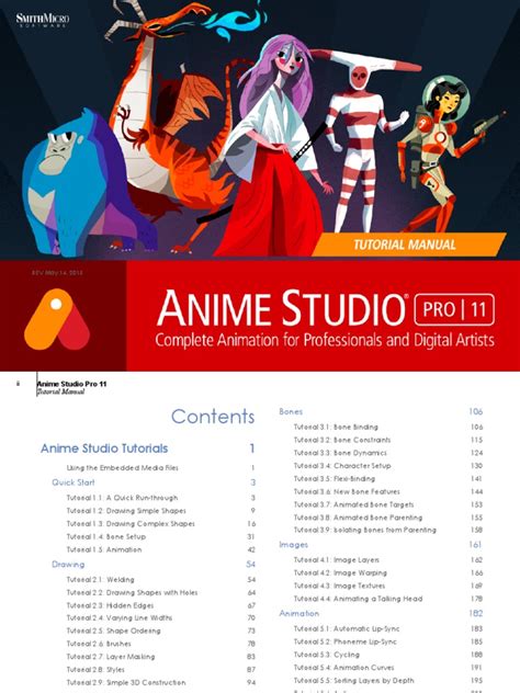Anime Studio Pro 11 Tutorial Manual Double Click Software