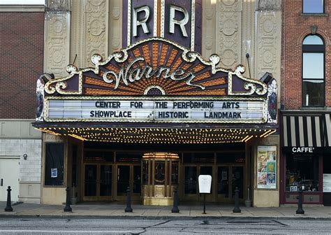 Entrance To The Warner Theatre In Erie Pennsylvania The States