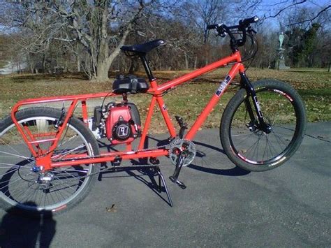 Gas Motorized Cargo Bicycles Bike With The Gas Motor Yeah This
