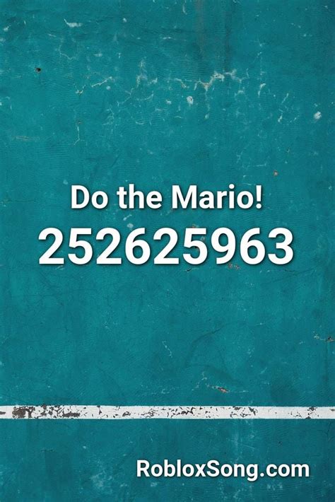 Trying to find the mad at disney roblox id post, you will be exploring the proper website. Do The Mario! Roblox ID - Roblox Music Codes in 2020 ...