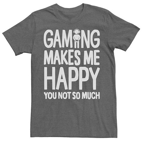 Mens Gaming Makes Me Happy You Not So Much Tee