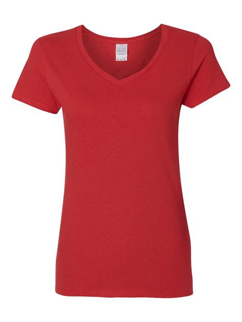 Gildan Heavy Cotton Womens V Neck T Shirt 5v00l Ebay