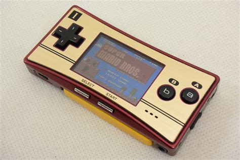 Nintendo Game Boy Micro Famicom Version Ref0737 Happy Mario Console