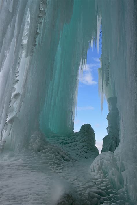 Grand Island Ice Cave Ice Cave Landscape Beautiful Landscapes